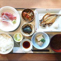 麻布箪笥町 天涼庵 - 天涼定食 焼魚 1296円
