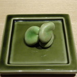 鮨 麻葉 - 鹿児島の空豆