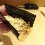 鮨 麻葉 - 毛ガニの味噌和え