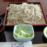 四季味亭くさか - H29年1月、ざるそば（750円）