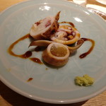 鮨 麻葉 - 青森の子持ちイカ