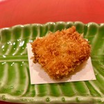 みくり - 八寸？：子持ち昆布の揚物。面白い食感でこれはうまい。