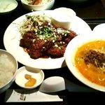 チャイニーズキッチン タンタン - 唐揚げ甘酢セット