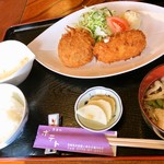 ポテト - コロッケ定食