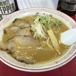 華遊軒 - 2017年1月　みそラーメン（600円）