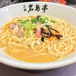 元祖 名島亭 - 丼の底からちゃんぽんの具をサルベージ・・・俺も暇だね。はは。