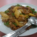 中華 太陽 - 豚肉と野菜の辛味炒め