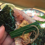 はらまさ - アンキモタレと海苔で巻いて