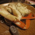 旬魚たつみ - 焼けた松葉がに