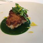 ラ クレリエール - 鱈白子でも部分で味違います。ベスト。