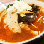 紅い扉の中華や 皆慶 - 辛いラーメン