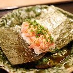 虎白 - 鰤　干し貝柱　干し海老　海苔巻き