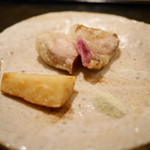 虎白 - 竹の子と鴨