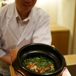 虎白 - 金目鯛の炊き込みご飯お披露目