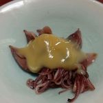 浅草じゅうろく - お通し（蛍烏賊酢味噌）