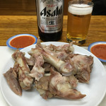 水月亭 - 豚足と瓶ビール
