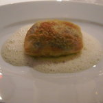 レストラン カーウントカー - 平目のシュトゥルューデル　ハーブの香り　白トリュフとカルトフェルのピューレ