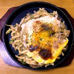 笹やん - 焼うどん＋肉・玉子 \590