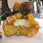 五感 - 有機かぼちゃのﾓﾝﾌﾞﾗﾝ　断面