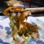 広島風お好み焼 くいしん坊 - ふわふわ焼きはめっちゃトロトロ