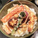 てんぷら天夜一夜 - 天丼大盛りアップ