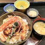 てんぷら天夜一夜 - ある日の天丼大盛り