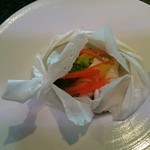 鉄板DINING集 - 鰆のカルトッチョ　柚子ポン酢で