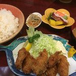 魚がし 大膳 - ♪カキフライ定食￥700　大盛り50円