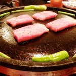 飛騨季節料理 肴 - 飛騨牛A5等級トビのお肉の石焼