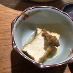 四季料理 海山 - 小鉢。厚揚げにふきみそ♡