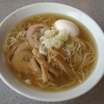 中華そば 来味 - にぼしラーメン味玉