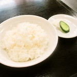 亀や - 半ライス