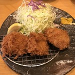 Tonkatsu Tamafuji - 【2016年11月】熟成ひれかつ定食3個＠1,320円。。