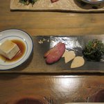 旬酒和食 芳べえ - 前菜３点盛り2017.01.23