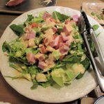 旬酒和食 芳べえ - 厚切りベーコンとトマトのコブサラダ2017.01.23