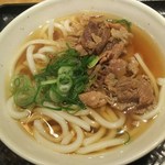 驛麺家 - 肉うどん　税込480円　(2017.01.26)
