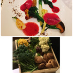 佛蘭西料理 名古屋 - 藤沢産 地野菜の盛り合わせ