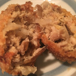 季節料理かたやま - 森林鶏と新ごぼうが入ってます♪