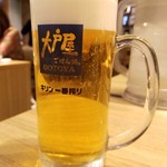 大戸屋 - 生ビール（498円）