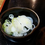 Hatagayamaruya - 薬味のねぎ　