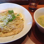 麺屋武一 汐留シティセンター店 - 鶏つけそば¥780 塩 中盛