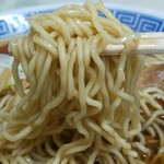 福寿 - この低加水の麺が美味しい