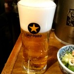 辰乃家 - 生ビール：500円