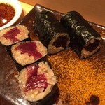 松もと - トロと干瓢の巻物