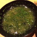 松もと - アオサのお椀