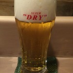 うを徳 - 生ビール