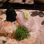 虎白 - 鮃のお造り