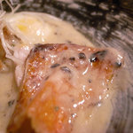 虎白 - 金目鯛と海老芋　白トリュフのソース