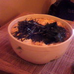 手打ちそば　彩の実 - 卵とじそばです。(1,100円)