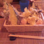 手打ちそば　彩の実 - てんぷらです。